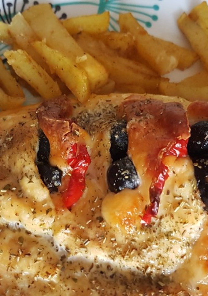 Una foto de Pollo relleno