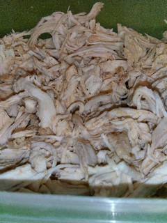 Una foto de Pollo desmechado