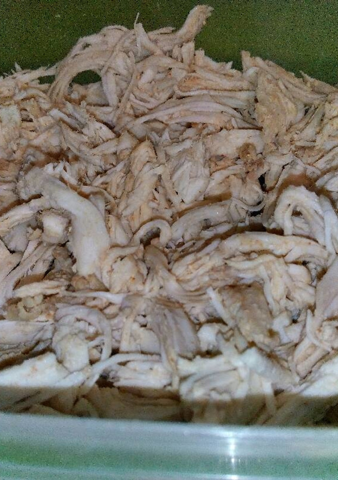 Una foto de Pollo desmechado
