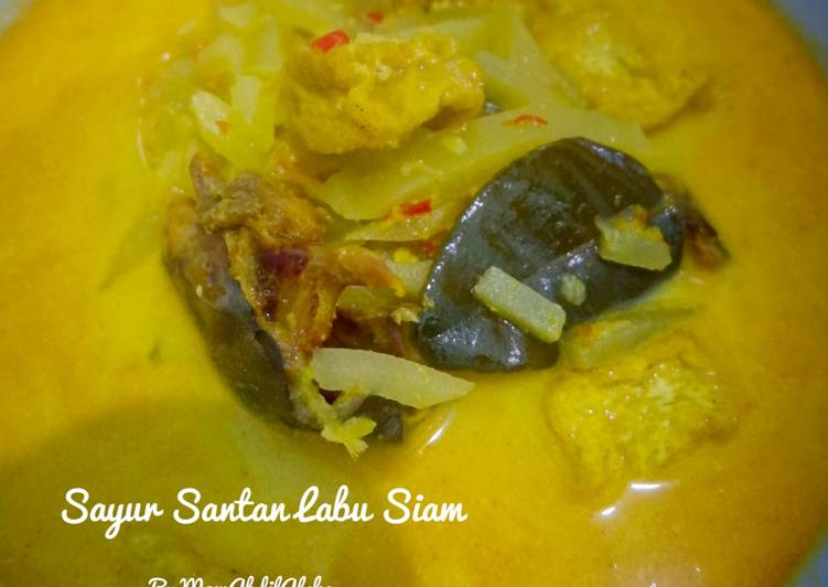 Sayur Santan Labu Siam Jambal