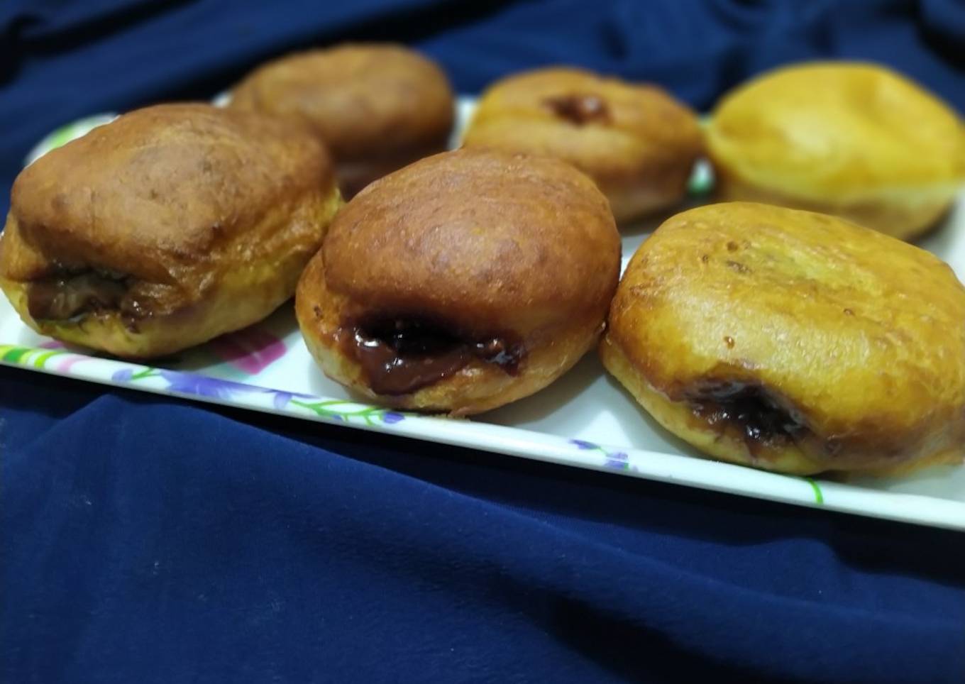 Nutella stuffed Bomboloni