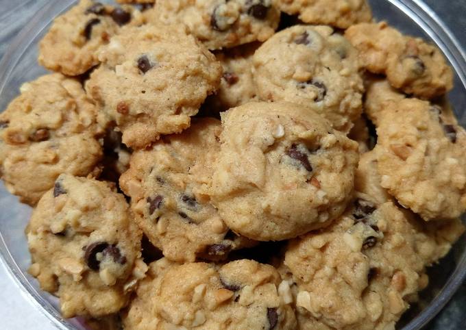 Speculaas peanuts cookies