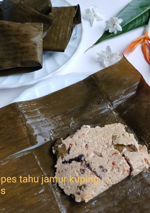 Foto resep Pepes Tahu Jamur Kuping