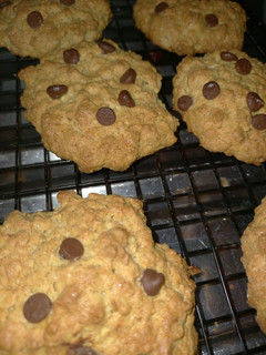 Una foto de Galletitas de avena, mandarina y chocolate