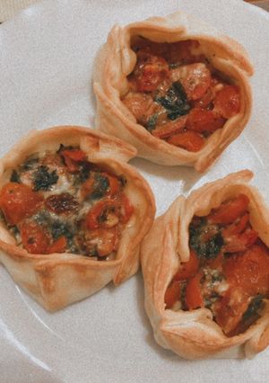 Una foto de Canastitas Caprese🌱💗