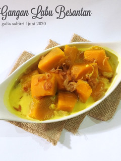 Foto resep Gangan Labu Besantan