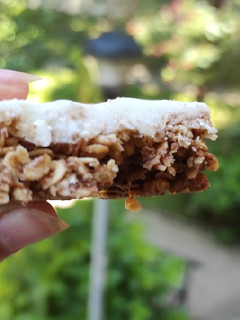 Una foto de Barritas frías de avena y granola con cobertura de yogur