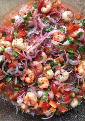 Una foto de Ceviche de Camarón 🦐