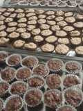 Bombones de chocolate con almendras