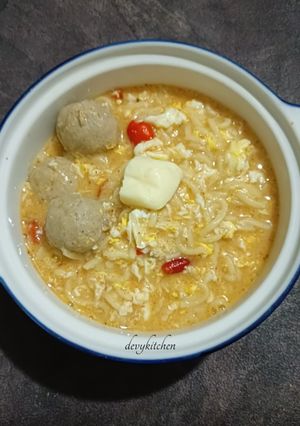 Foto resep 1289. Santan Keju Soto Mie