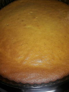 Una foto de Torta de Mandarina licuada