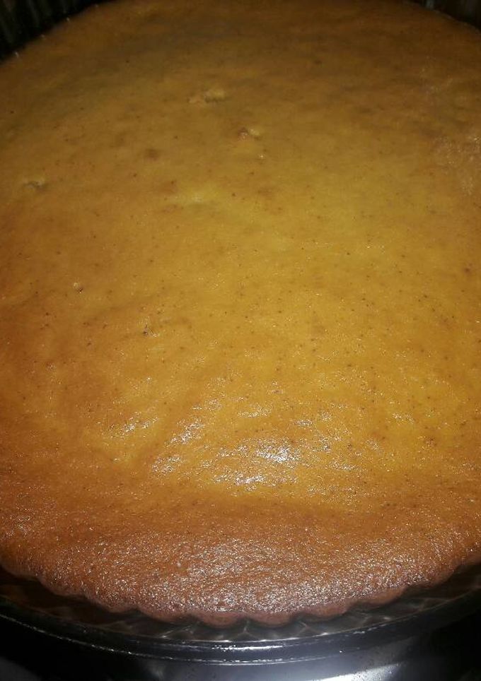 Una foto de Torta de Mandarina licuada