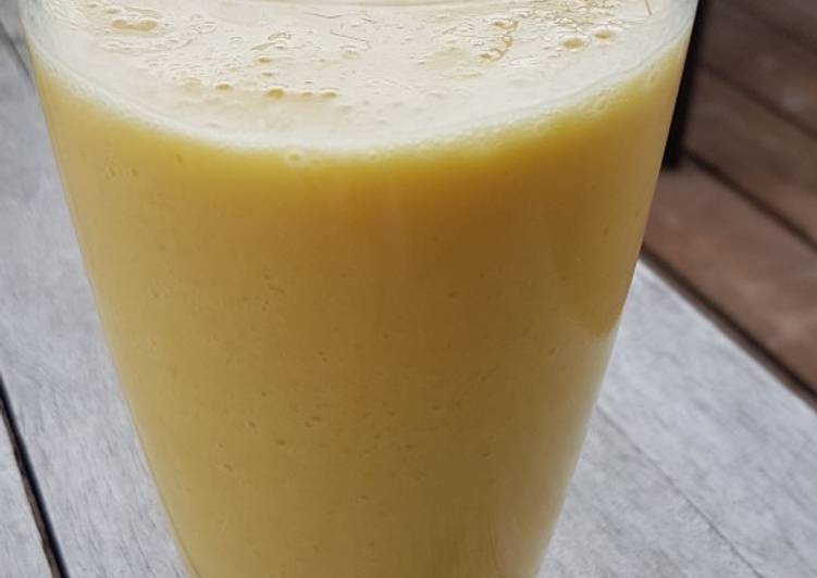 Simple Way to Prepare Super Quick Homemade Orange Smoothy