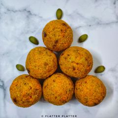 A picture of Carrot bliss balls.