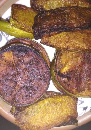 A picture of Fried vegetables.