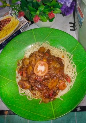 Foto resep Spaghetti Saus Sarden ala Resto