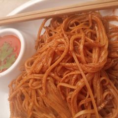 A picture of Buldak Fire Noodles.