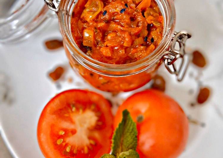 Recipe of Quick Tomato and Raisin Chutney