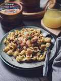 Shell Pasta Shrimp Curry Creamy
