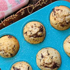 A picture of Vanilla & Chocolate Muffins.