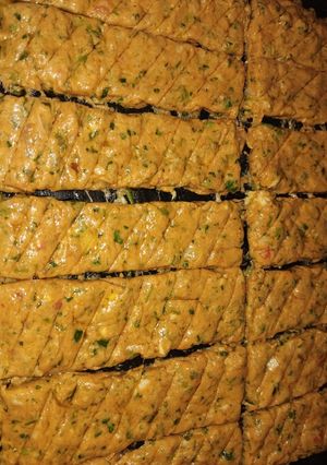 A picture of Oven-Baked Chicken Kebab.