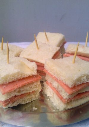 A picture of Mini Brawn Sandwiches.