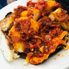A picture of Oven grilled yam.