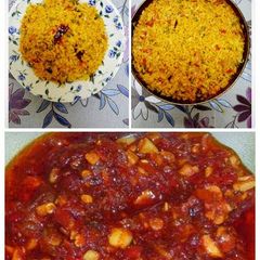 A picture of Schezwan Fried Rice.