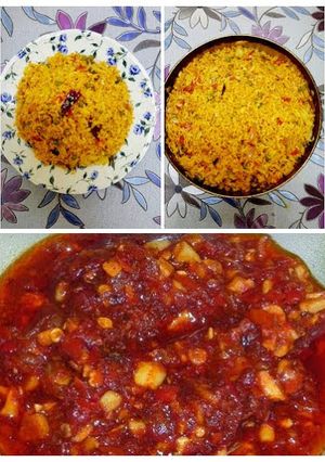A picture of Schezwan Fried Rice.
