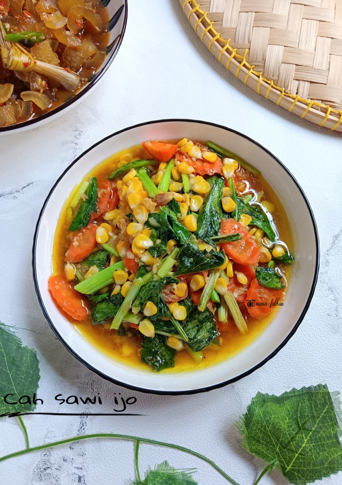 Foto resep Cah sawi ijo