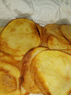 عکسی از دستور چیپس خانگی