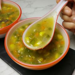 A picture of Sweet Corn Soup.
