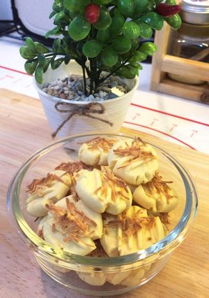Foto resep Milk Cookies (hanya 3 bahan, Oven✅Teflon✅)
