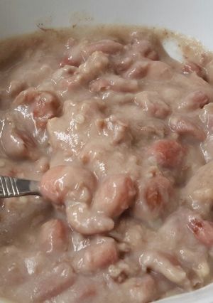 Una foto de Frijoles en olla de presión
