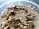 Mushroom cream sauce for pasta