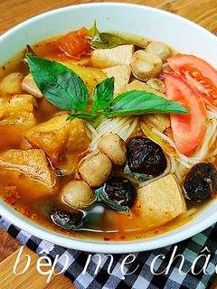 Hình của món Bún Thái Chay.