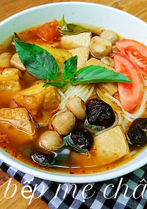Hình của món Bún Thái Chay.