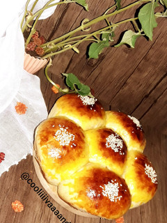 عکسی از دستور نان کندو پنبه ای با مغز انجیر