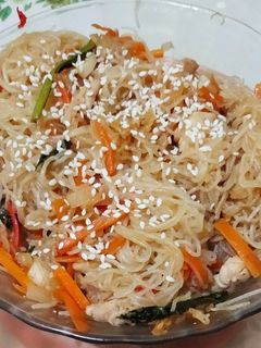 Foto resep Soun Goreng Ayam ala Japchae Korea