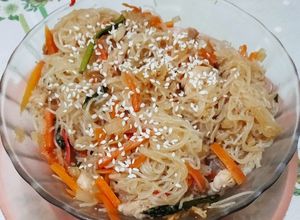 Foto resep Soun Goreng Ayam ala Japchae Korea