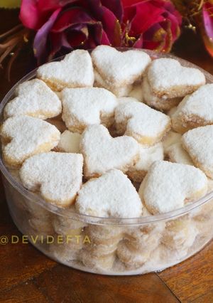 Foto resep Kue Putri Salju Keju