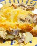 Pastel de patatas y pollo