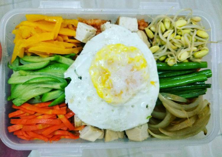 Bento #1 : bibimbap bento