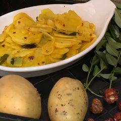 A picture of Aallu ki bhujia.
