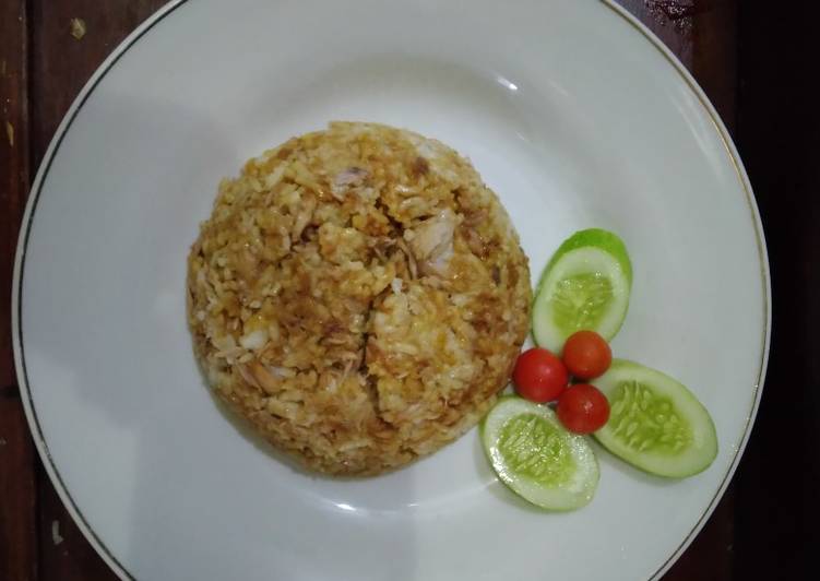 Nasi goreng ikan cue