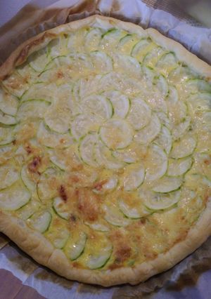 Une photo de Tarte à la courgette