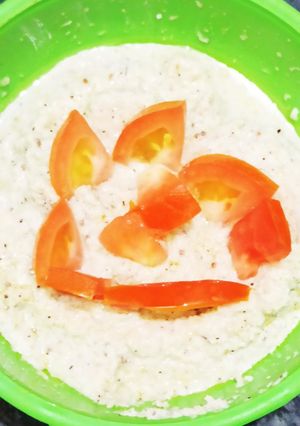 A picture of Tomato coconut chutney.