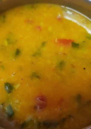 A picture of Yellow daal.