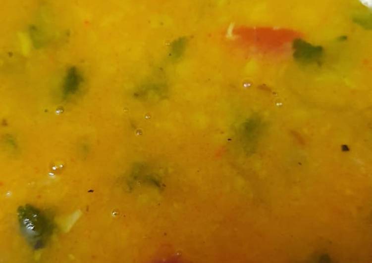 Simple Way to Make Quick Yellow daal