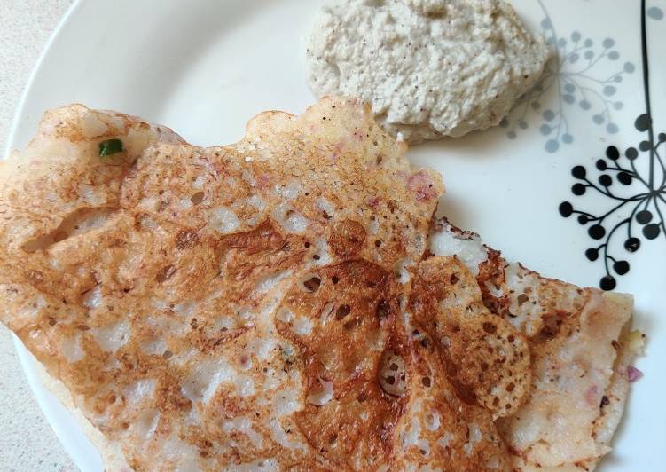 Step-by-Step Guide to Prepare Quick Rava dosa/Semolina dosa